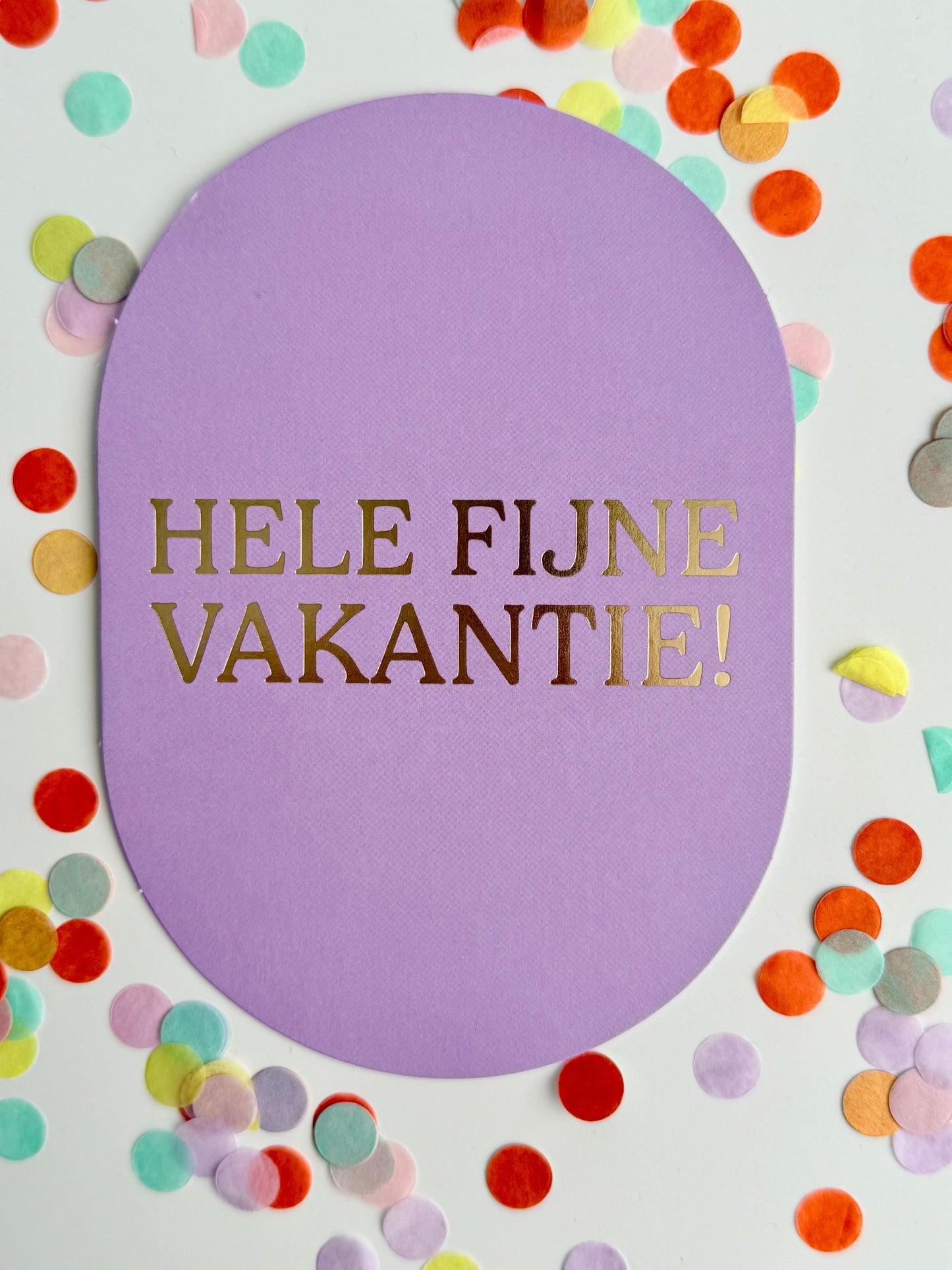 Hele fijne vakantie