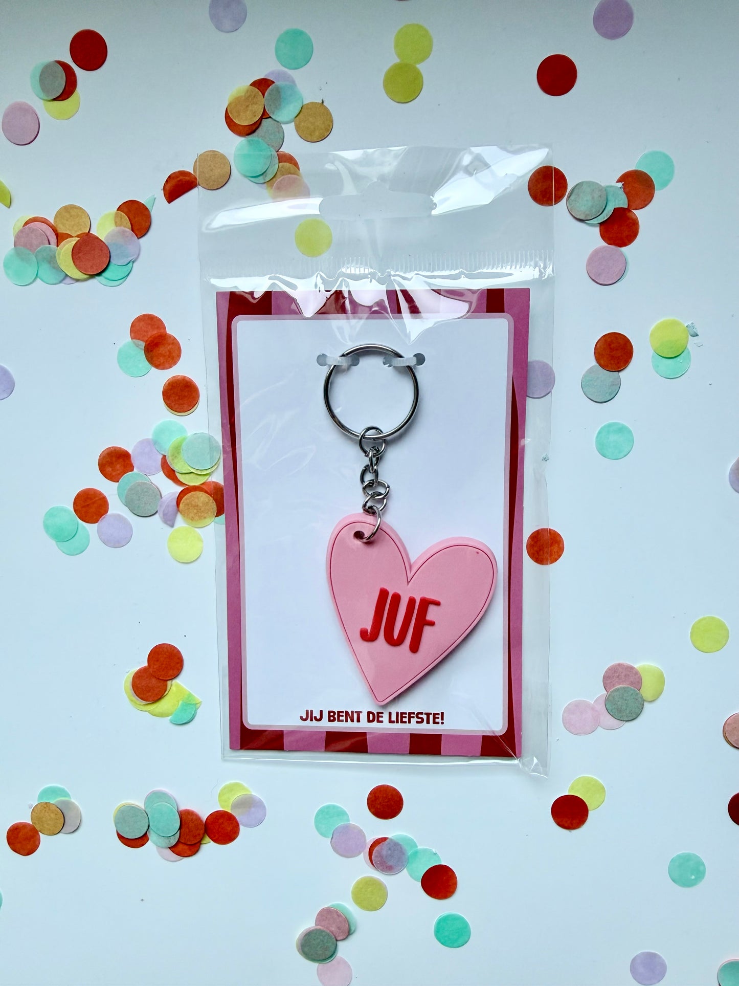 Lieve juf sleutelhanger