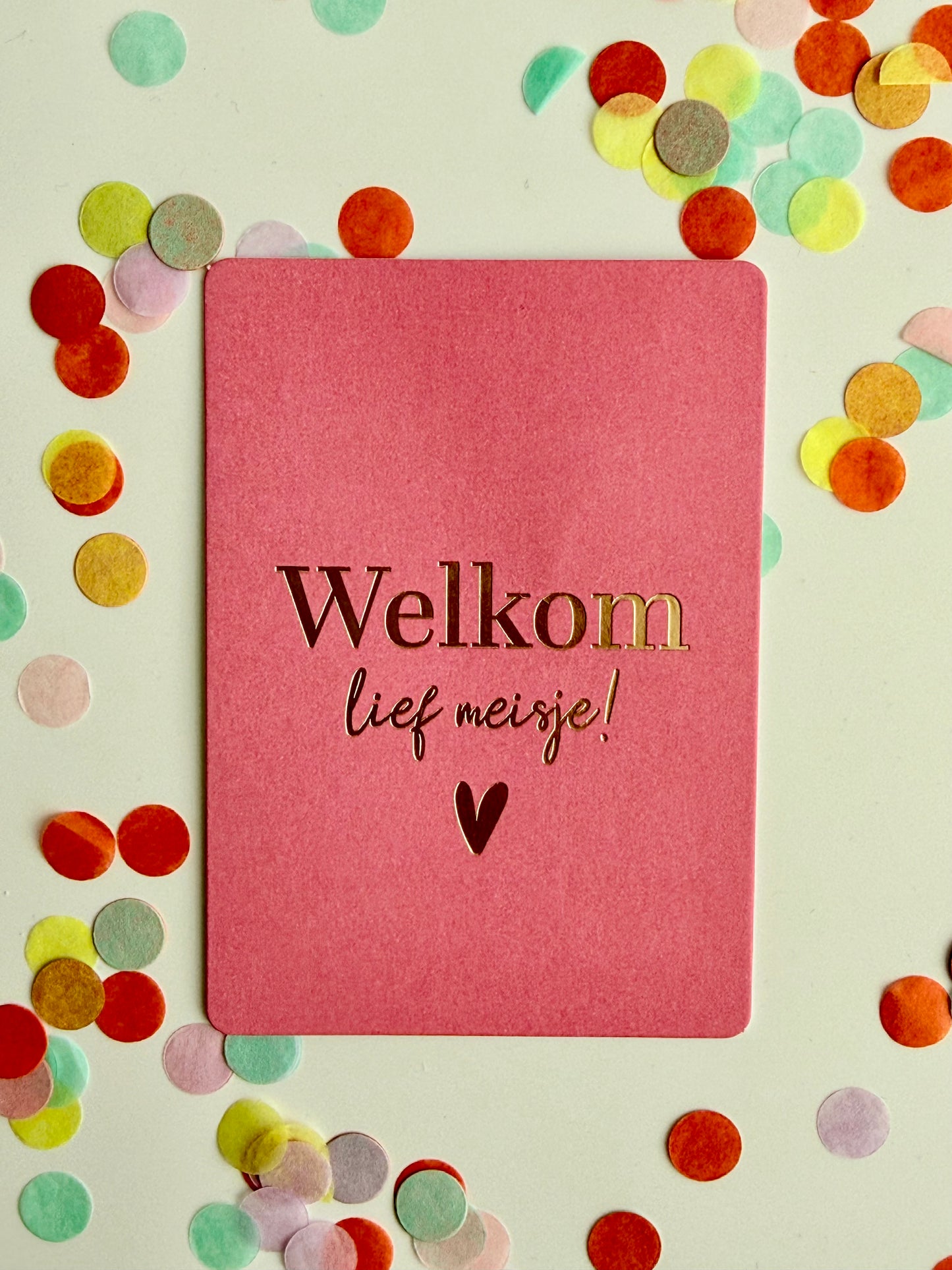 Welkom lief meisje