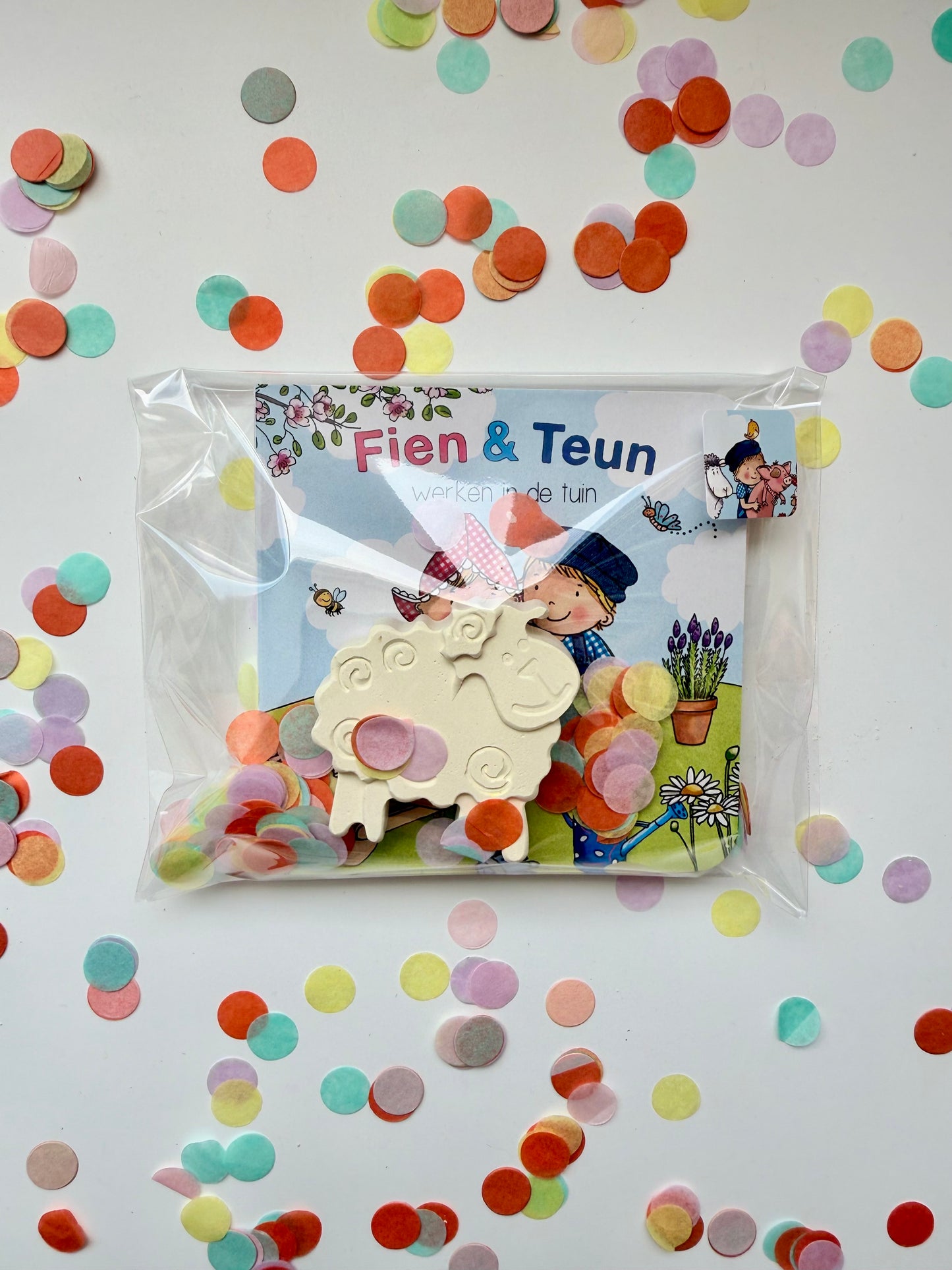 Fien en Teun krijtje